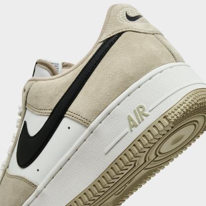 Men's Nike Air Force 1 '07 LV8 Casual Shoes - Summit White/Desert Khaki/Black