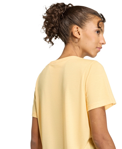 adidas Women's Workout Essentials Seamless Scoop Neck T-Shirt - Semi Ice Tangerine