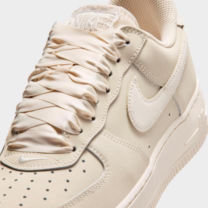 Women's Nithtke Air Force 1 Retro Premium Casual Shoes - Oatmeal/Oatmeal/Pale Ivory - Detail shot