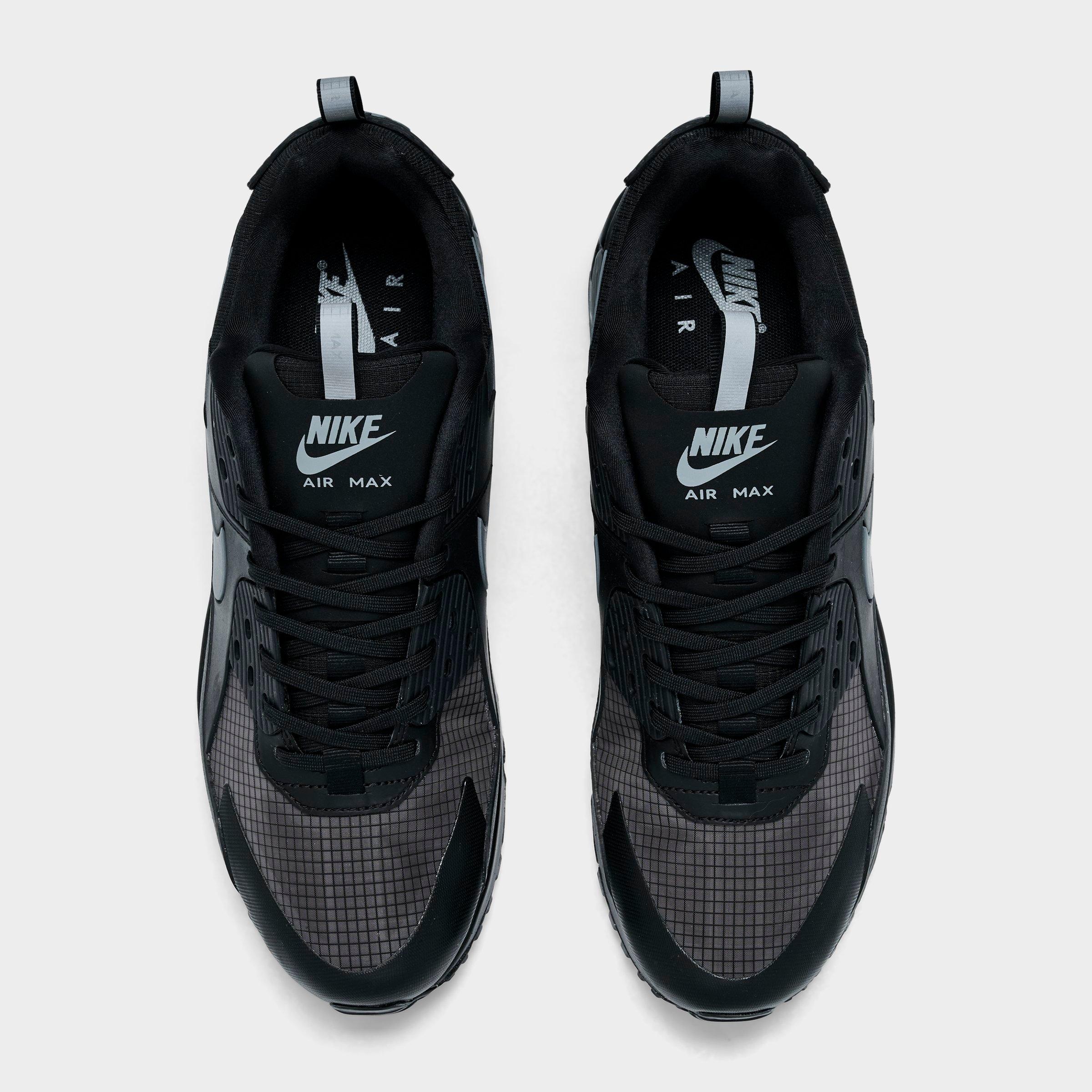 Men's Nithtke Air Max 90 Drift Casual Shoes - Black/Wolf Grey/Anthracite - Top view