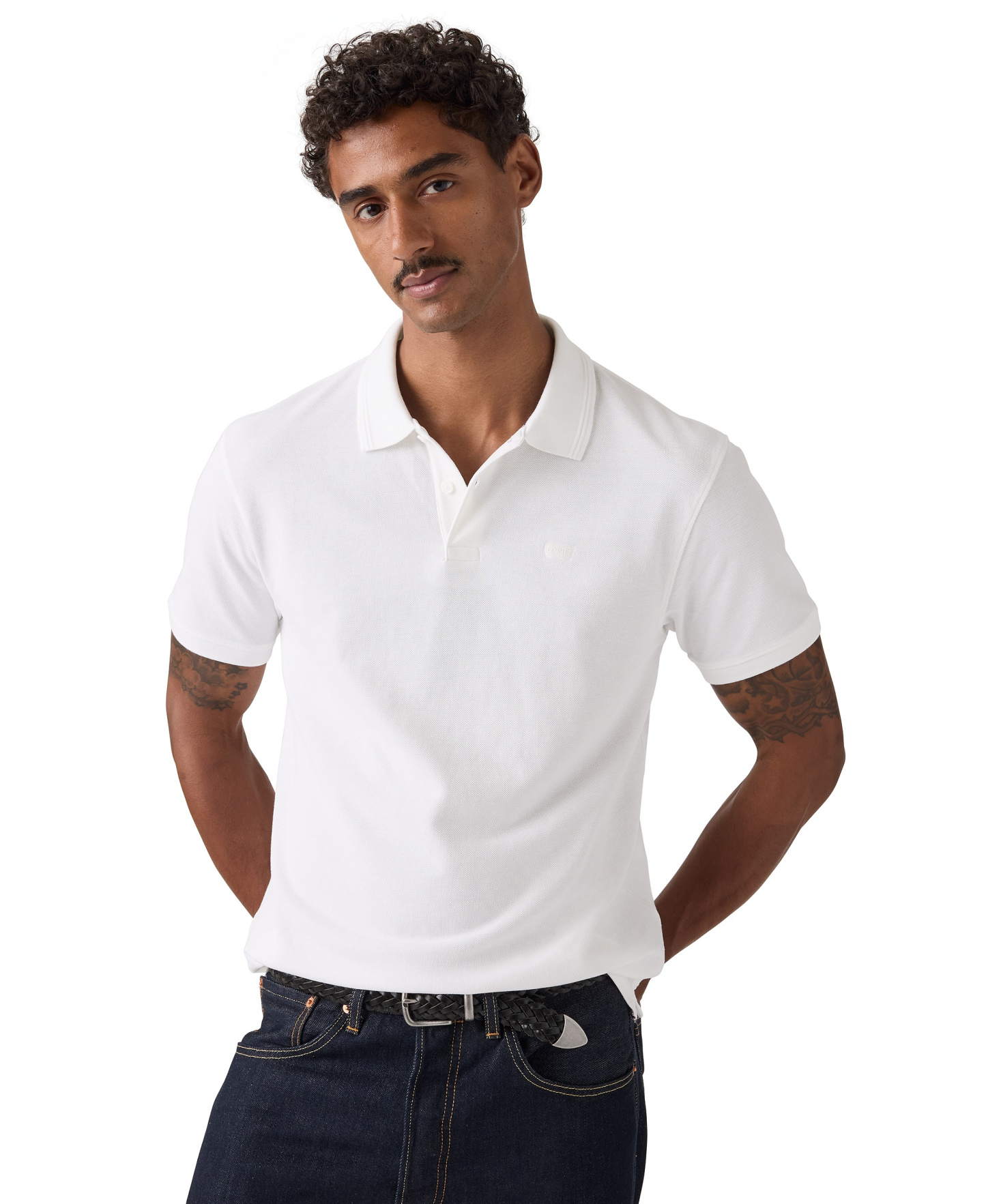 Levi's Men's Original Classic Polo Shirt - White