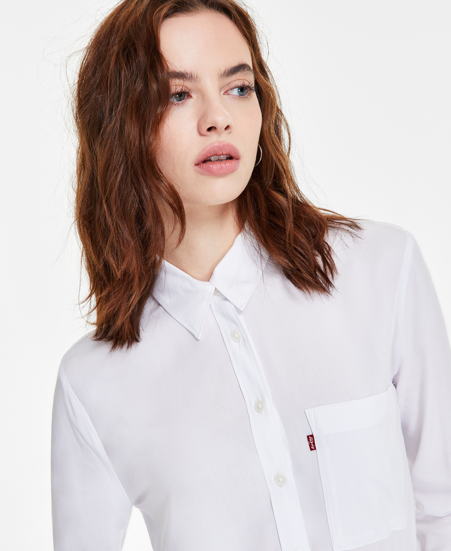 Levi's Women's Darlene Collared Button-Front Shirt - Bright White