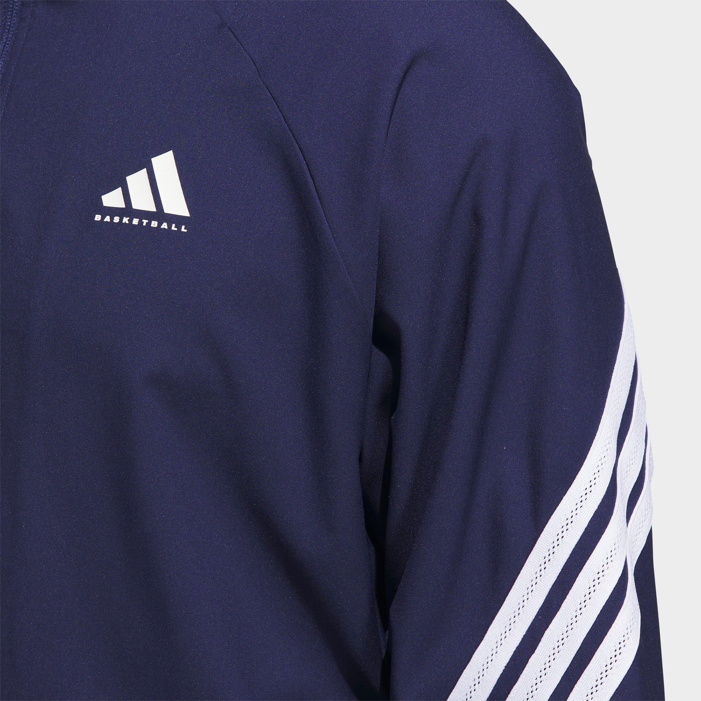 Men's adidas Crazy Lite Full-Zip Basketball Jacket - Team Navy Blue