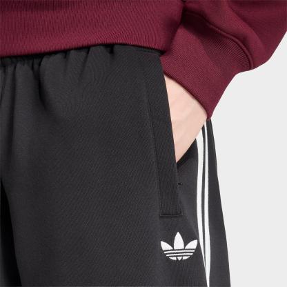 Men's adidas Originals Adicolor 3-Stripes Cuffed Sweatpants - Black