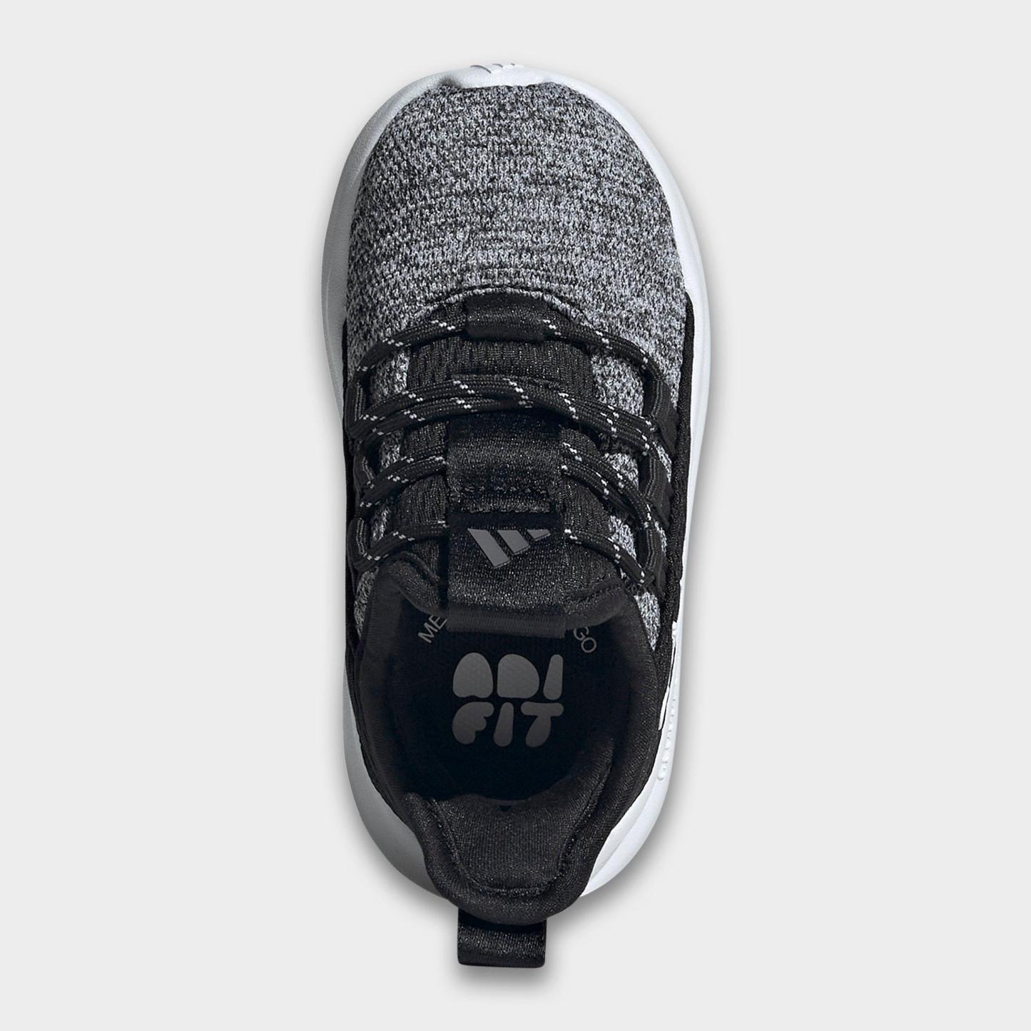 Kids' Toddler adidas Lite Racer Adapt 8.0 Stretch Lace Casual Shoes - Core Black/Footwear White - Top view