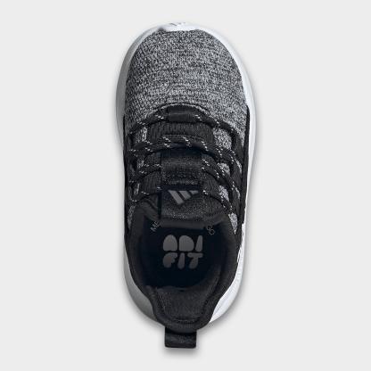 Kids' Toddler adidas Lite Racer Adapt 8.0 Stretch Lace Casual Shoes - Core Black/Footwear White - Top view