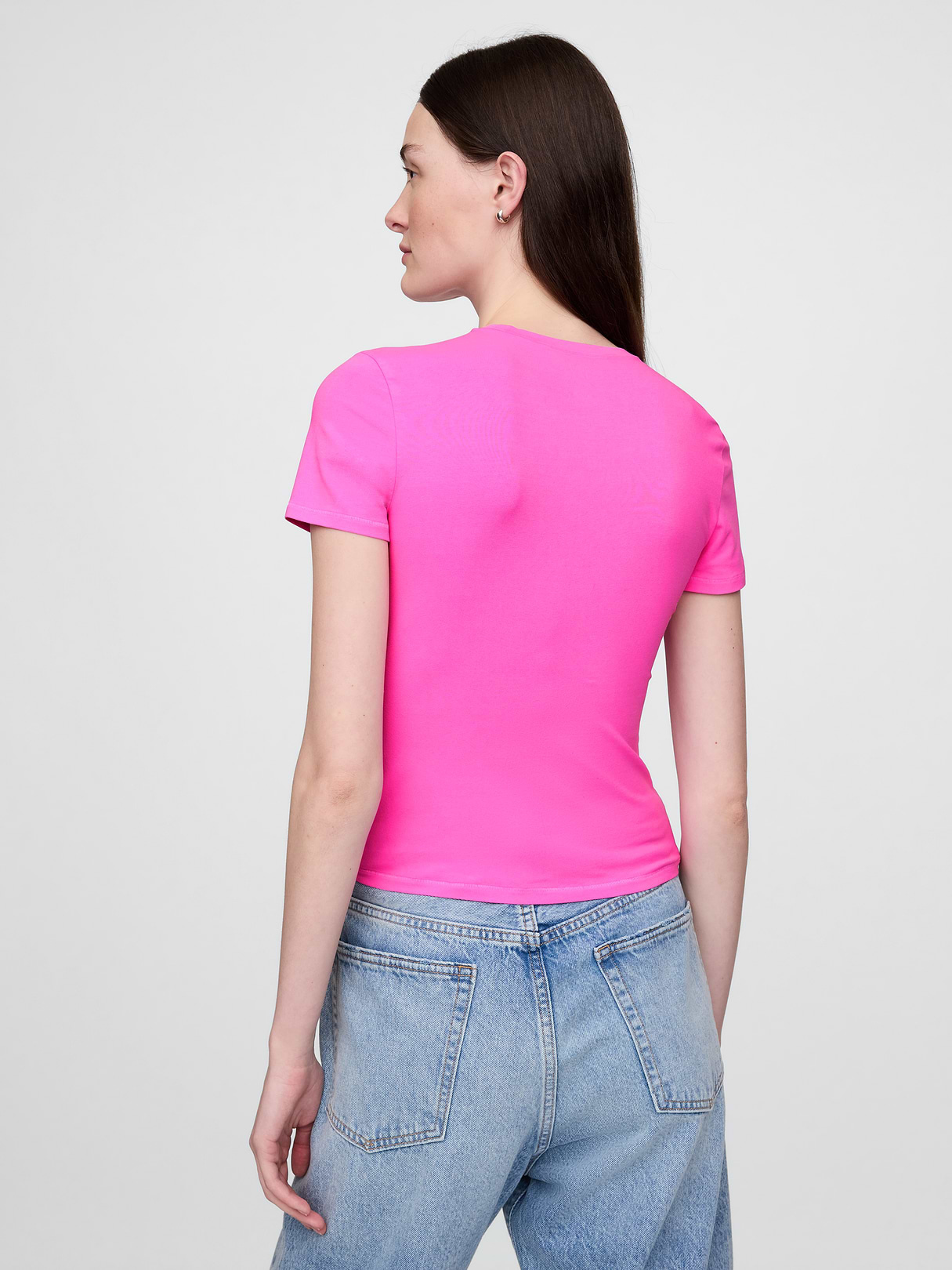 CloseKnit Jersey T-Shirt - Budding pink