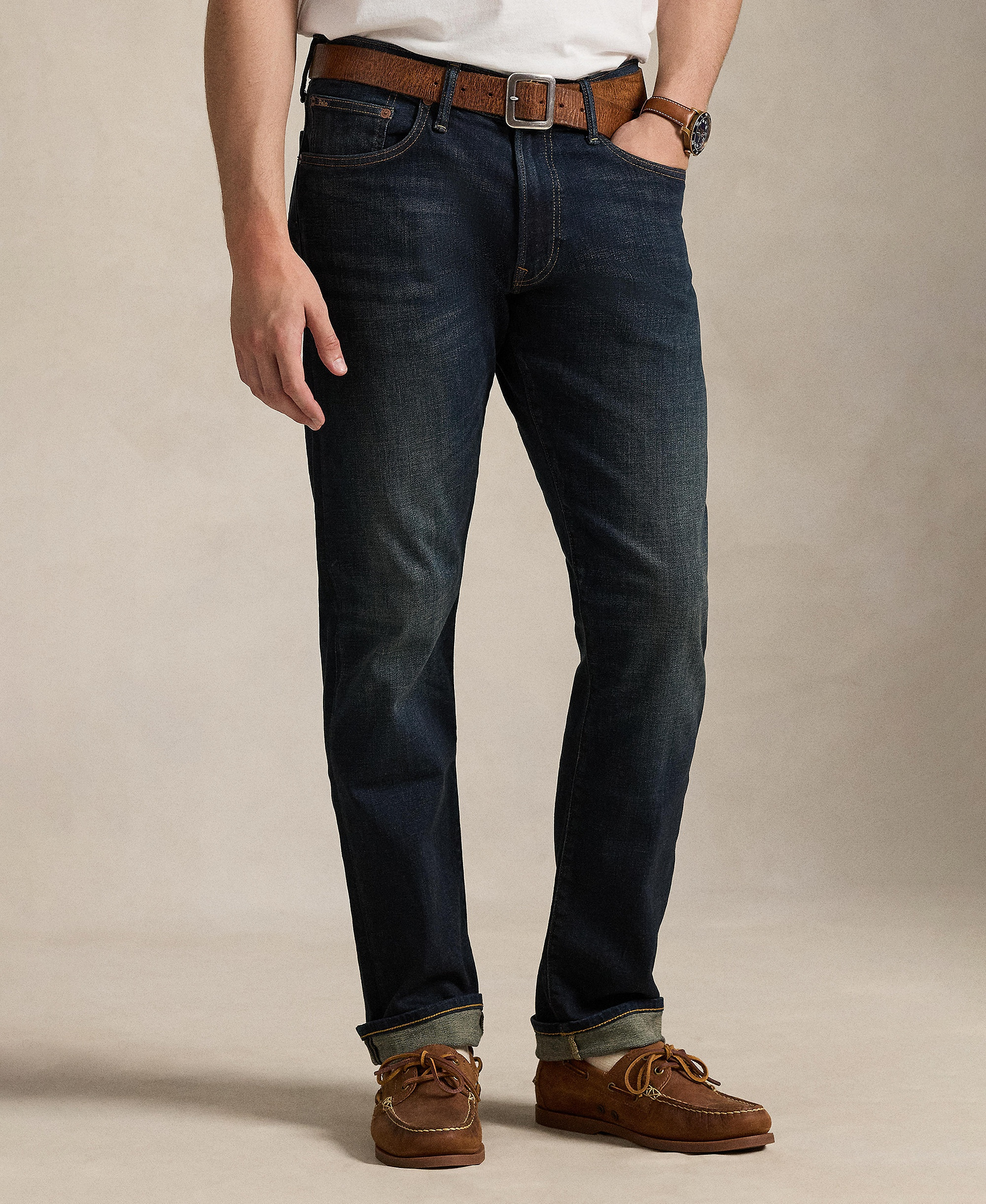 Polo Ralph Lauren Men's Hampton Relaxed Straight Jeans - Murphy Dark