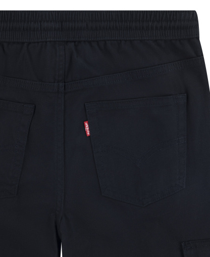 Levi's Big Boys Relaxed Fit Drawstring Cargo Jogger Pants - Black