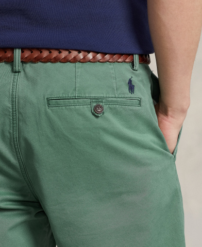 Polo Ralph Lauren Men's Stretch Classic-Fit Chino Shorts, 9" inseam - Washed Forest