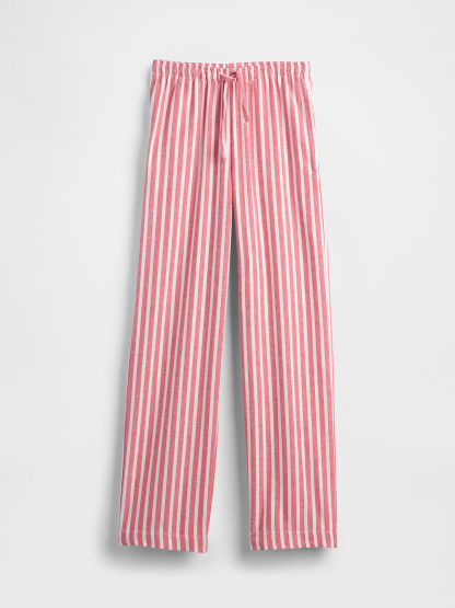 Adult Softest Flannel PJ Pants - Red stripe