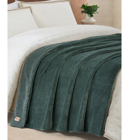 UGG® Avery Reversible Throw, 50" x 70" - Arugula