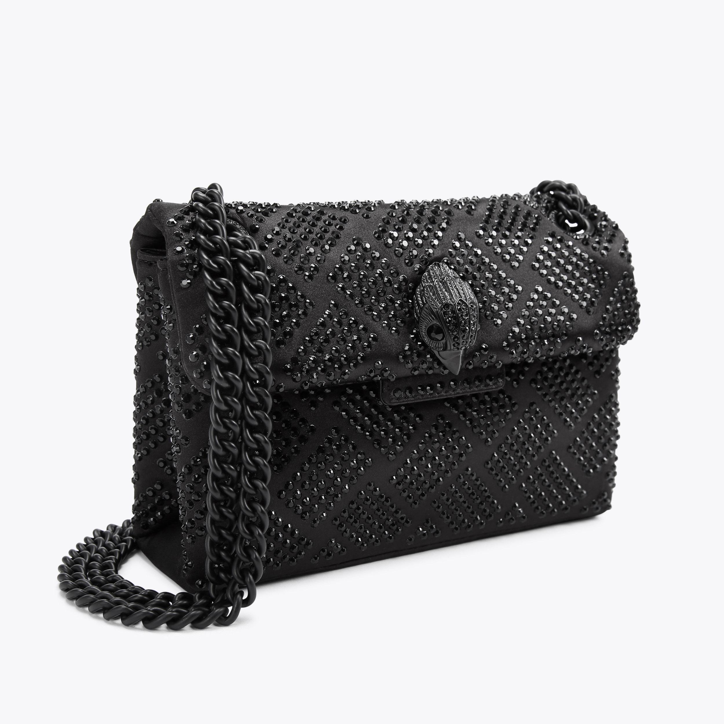 Kurt Geiger London Mini Crystal Kensington Bag - Black - view 3