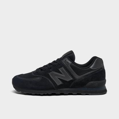 Men's New Balance 574 Core Casual Shoes - Black/Black - view 1