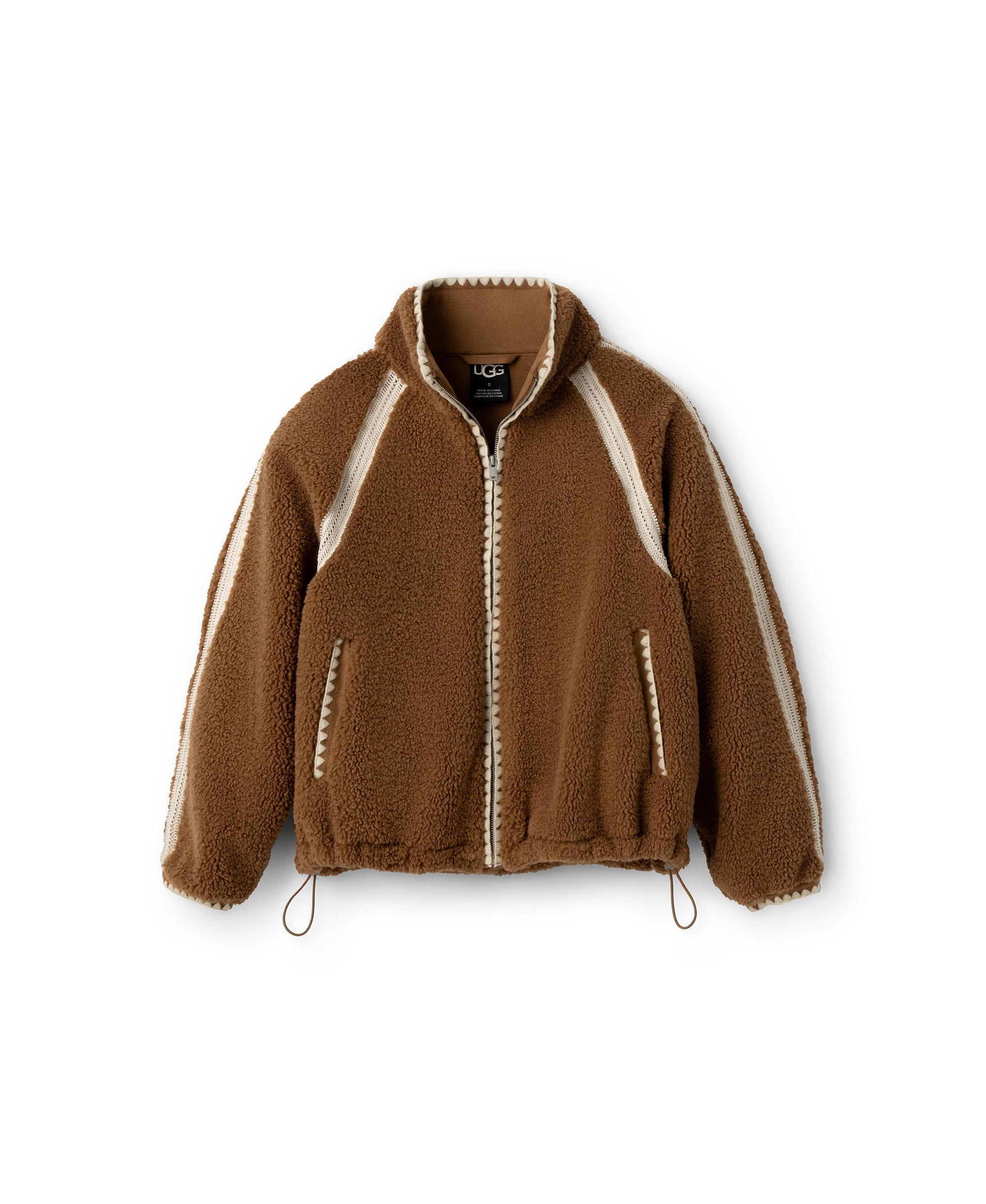 UGG® Women's Nikia Crochet Fluff Jacket - Brown