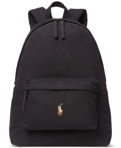 Polo Ralph Lauren Men's Canvas Backpack - Polo Black