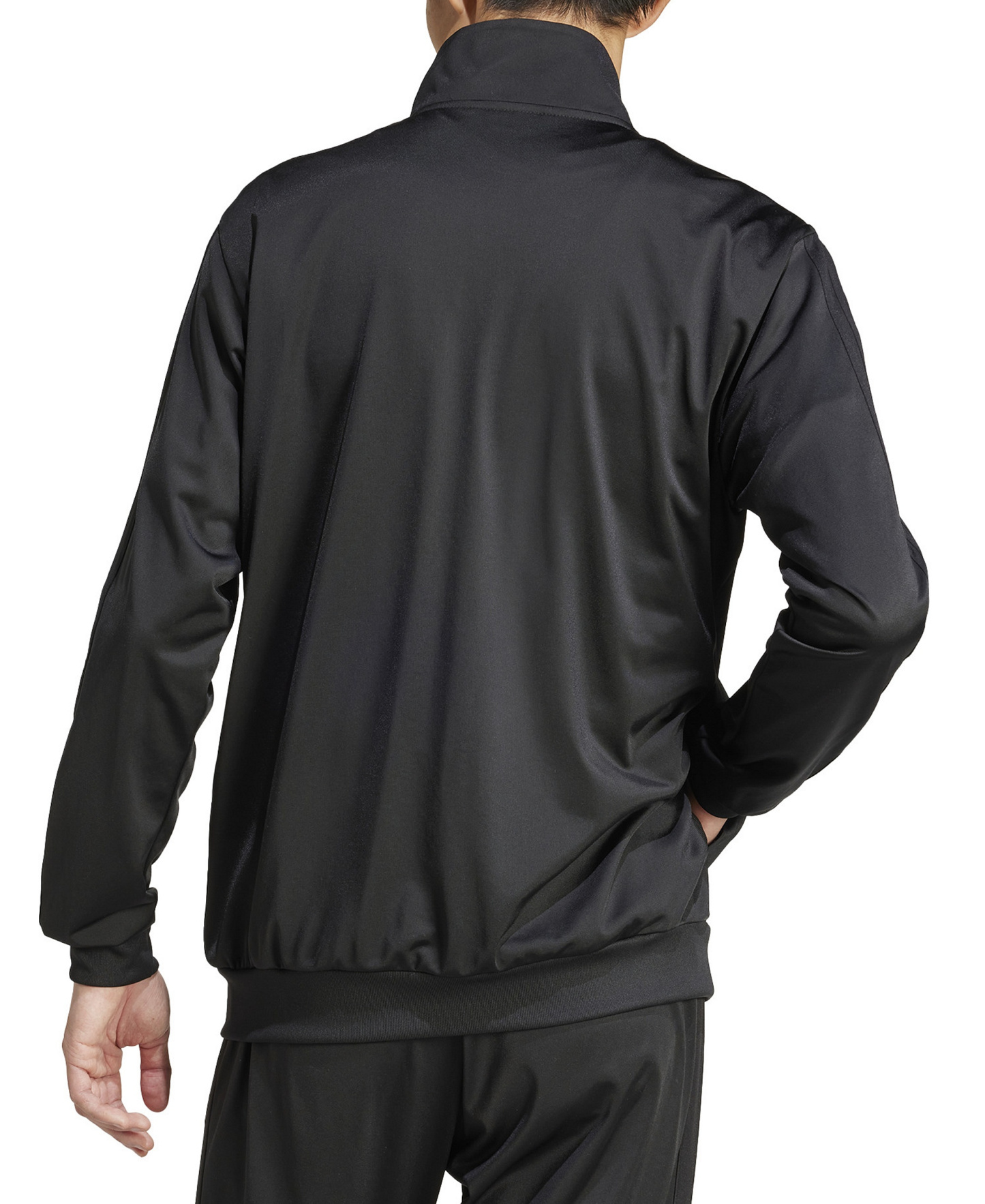 adidas Men's 3-Stripes Tricot Track Jacket - Black