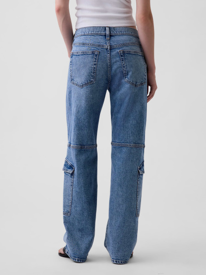 Low Rise '90s Loose Jeans - Medium wash