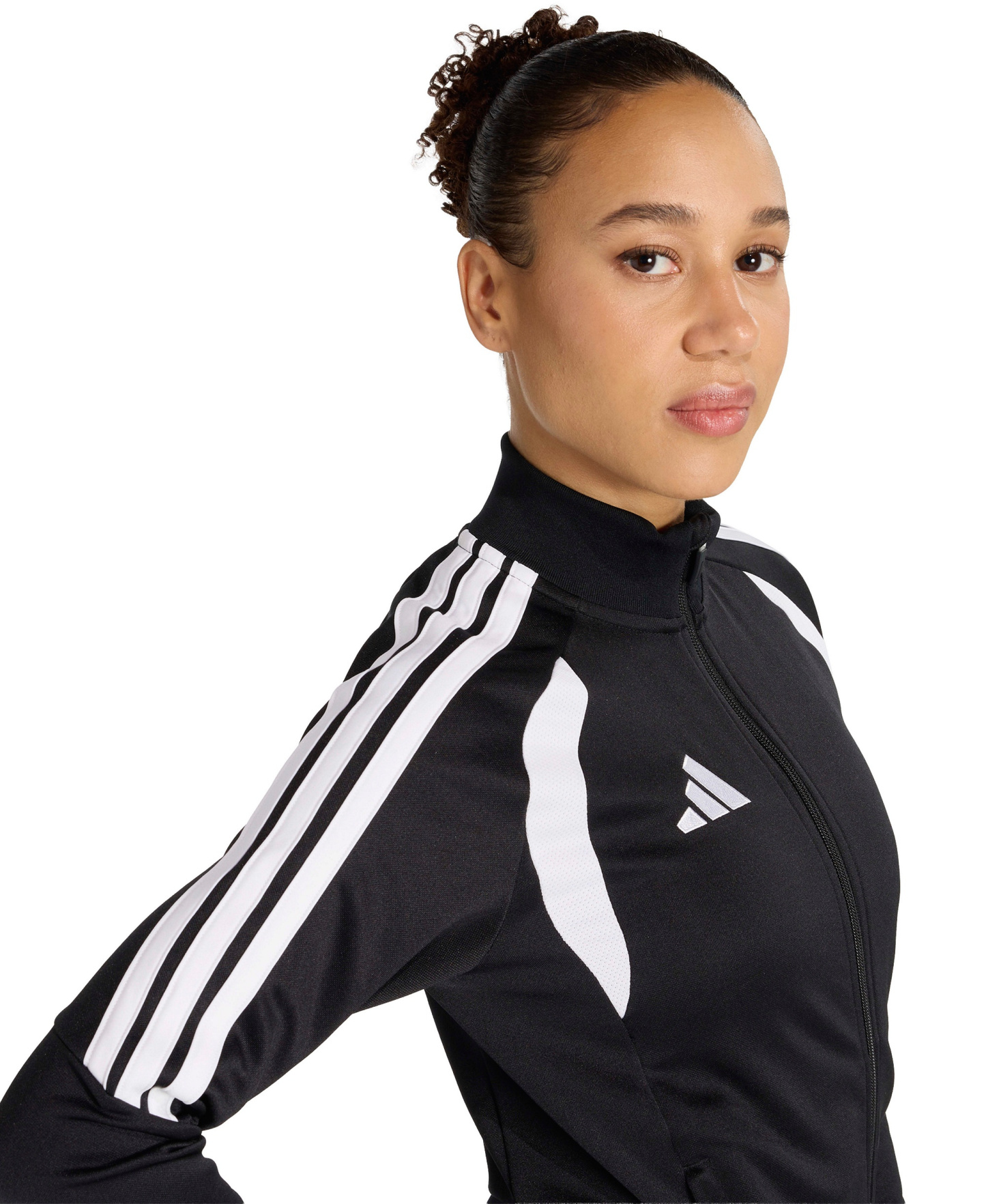 adidas Women's Tiro 26 Quarter-Zip Jacket - Black/white