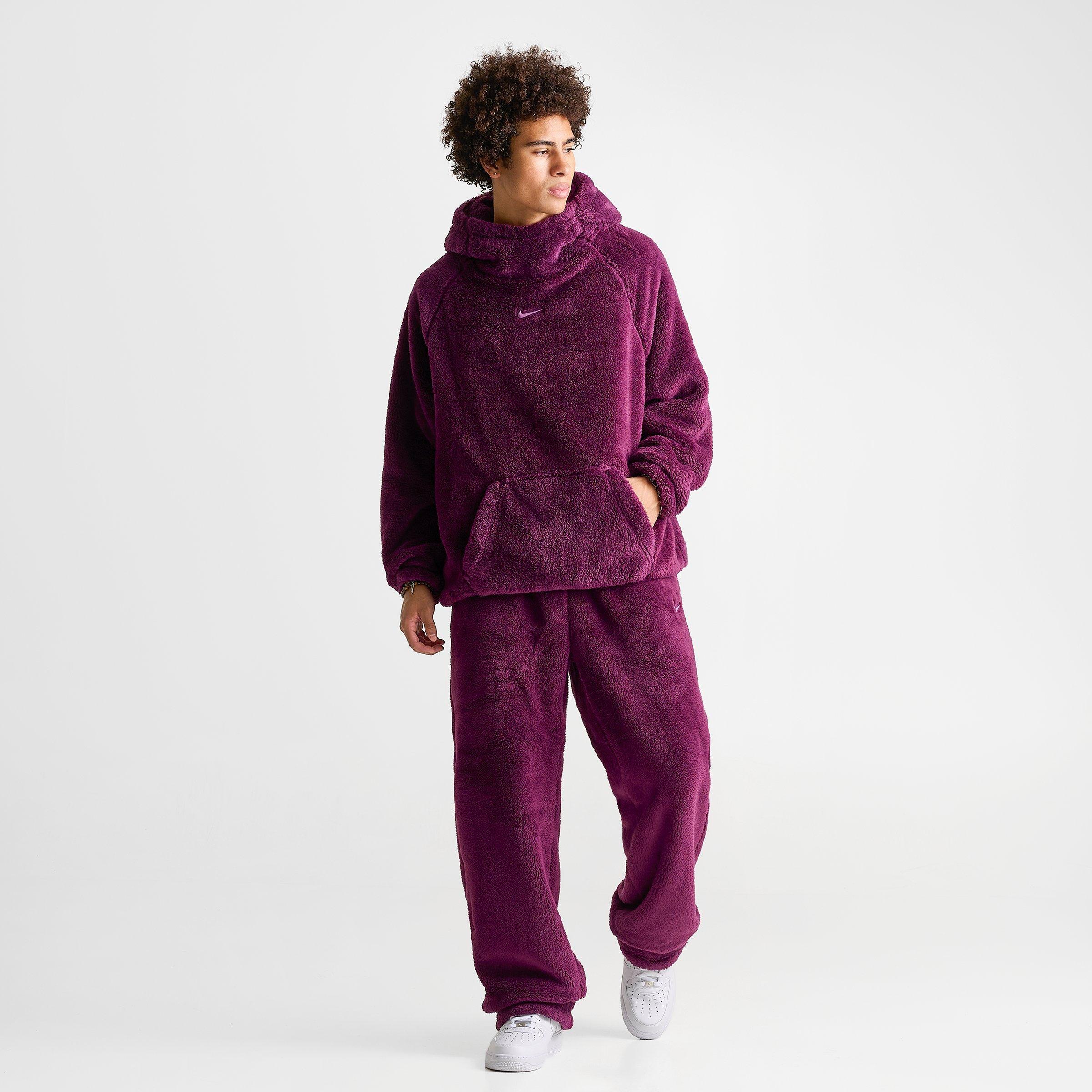 Nithtke NOCTA Chalet Full-Zip Polar Top - Bordeaux/Light Bordeaux