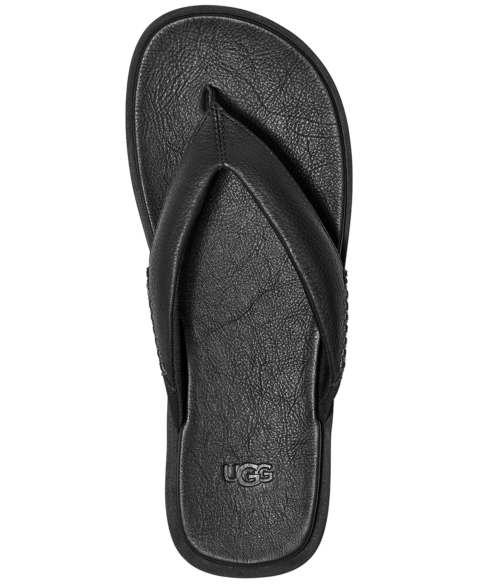 UGG® Men's Seaside II Flip Sandals - Black