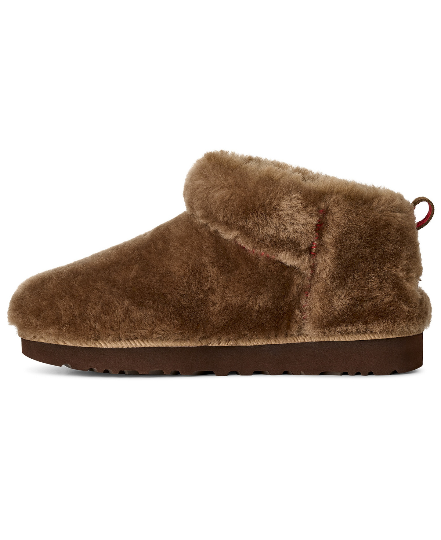 UGG® Women's Classic Ultra Mini Fluffed Round Toe Booties - Light Bronze