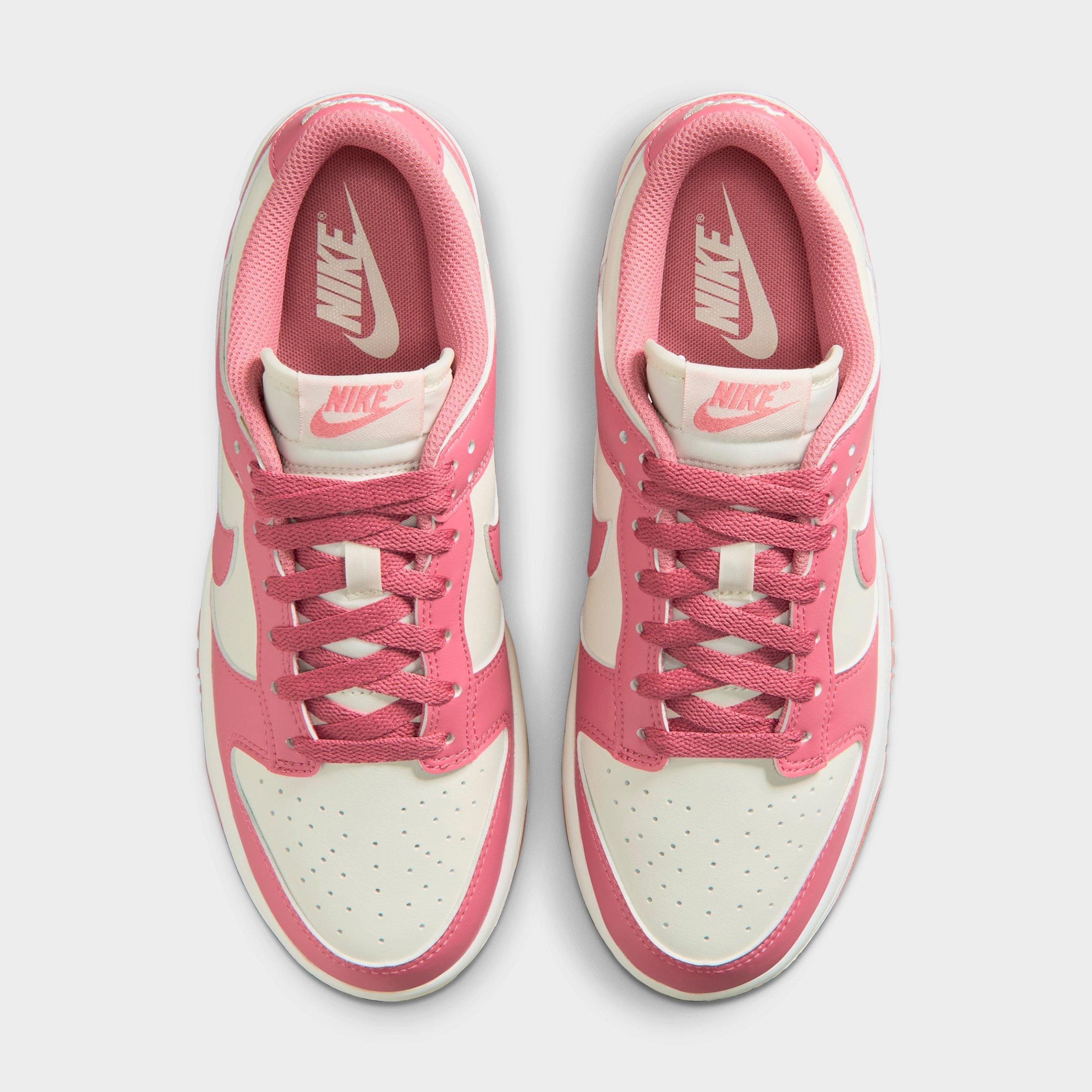 Women's Nithtke Dunk Low Retro Casual Shoes - Sail/White/Peony - Top view