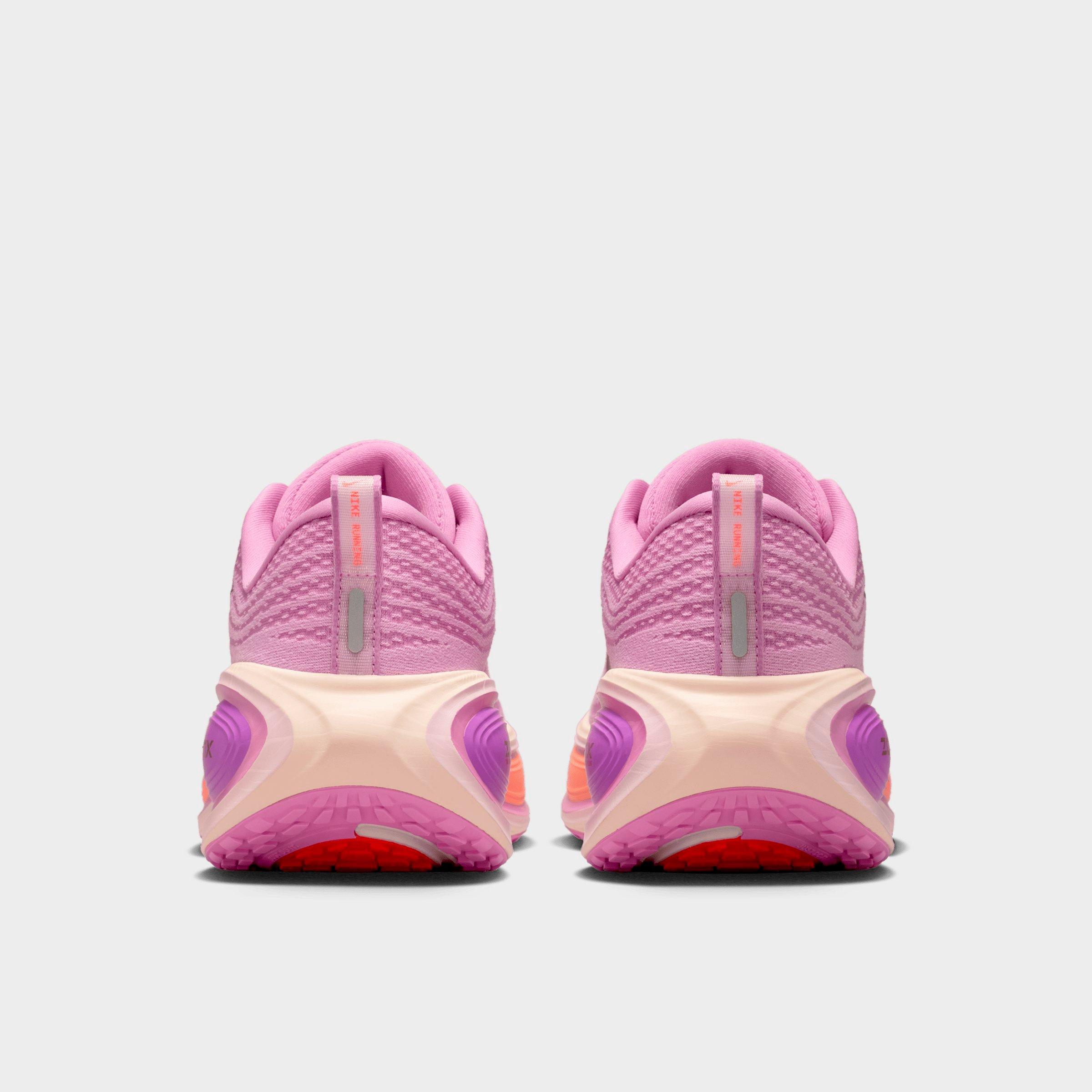 Women's Nithtke Vomero Plus Running Shoes - Part 1 - Light Magenta/Pink Foam/Bright Violet/Black - Back view