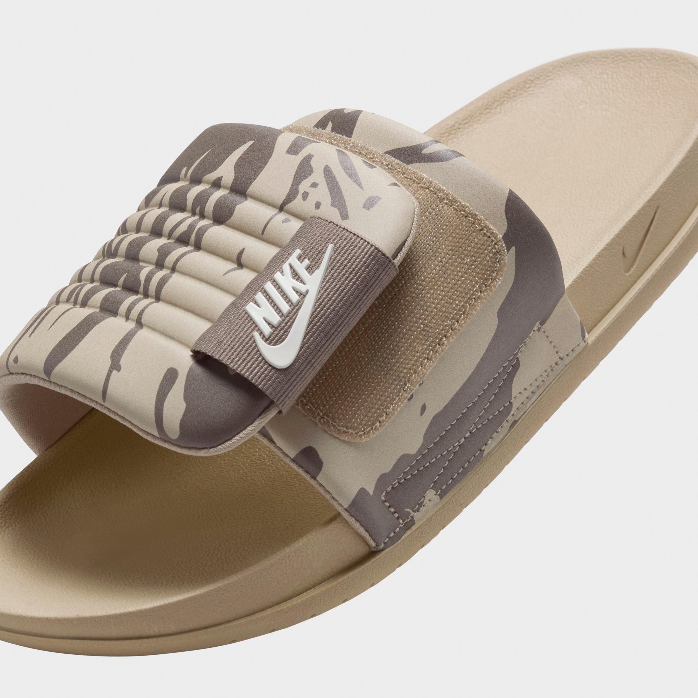 Men's Nithtke Offcourt Adjust Slide Sandals - Limestone/Olive Grey/Sea Glass - Detail shot