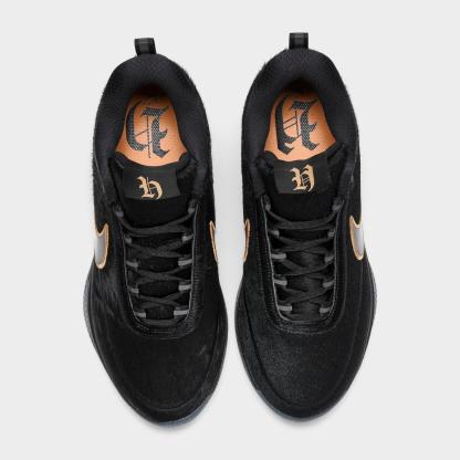 Men's Nike Book 2 SE Denim Basketball Shoes - Black/Vast Grey/Amber Brown/Multi-Color
