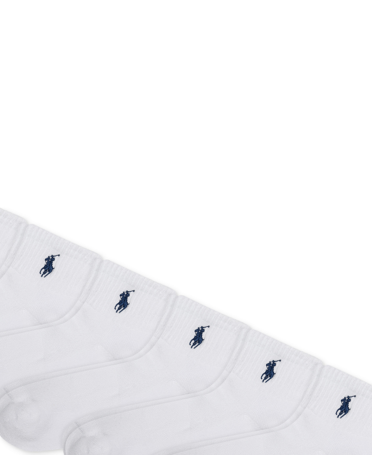 Polo Ralph Lauren Women's 6-Pk. Cushion Quarter Socks - White