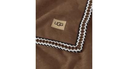 UGG® Kirkwood UGG Braid Throw, 50" x 70" - Chestnut