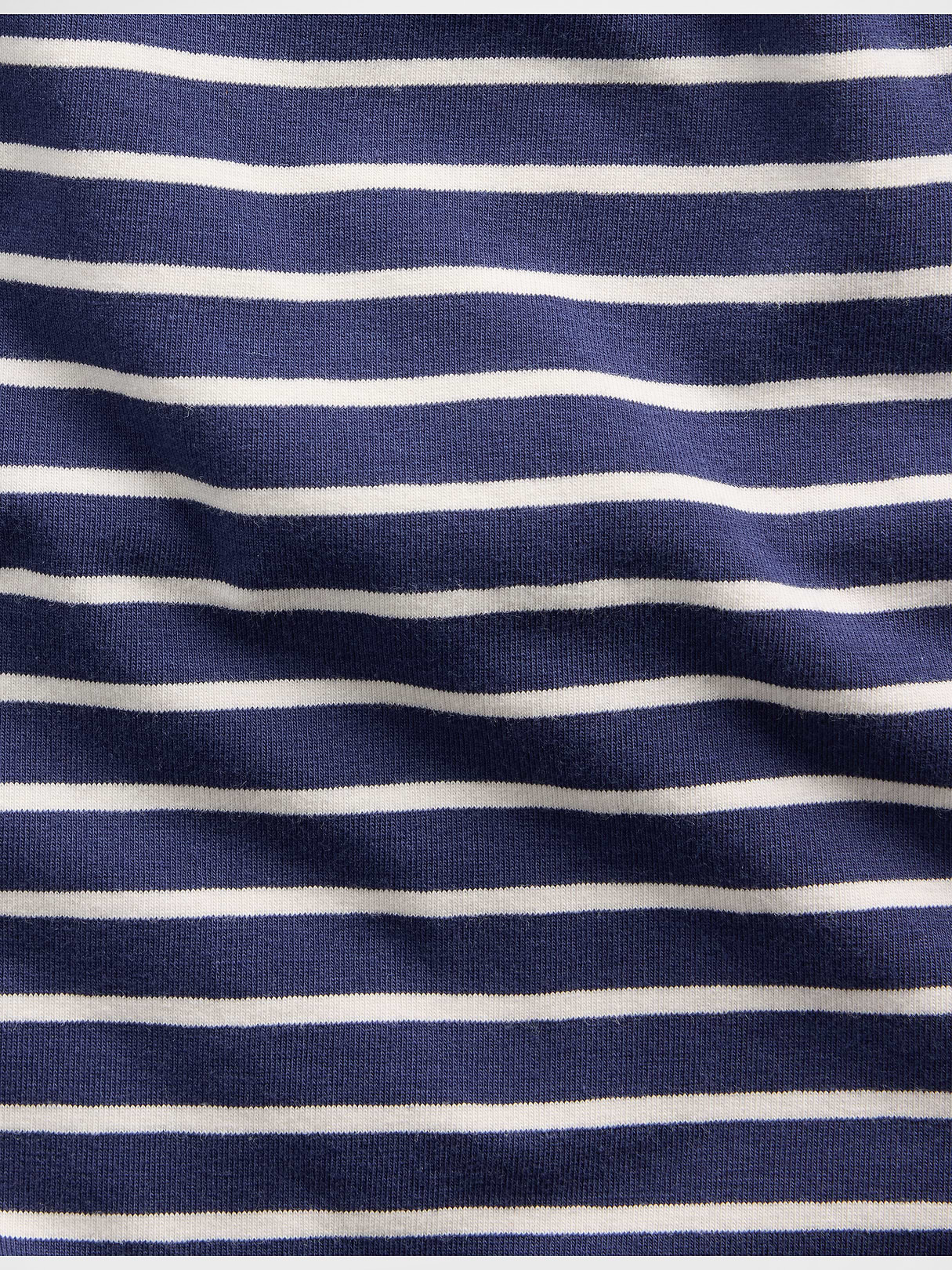 CloseKnit Jersey T-Shirt - Navy blue & white stripe