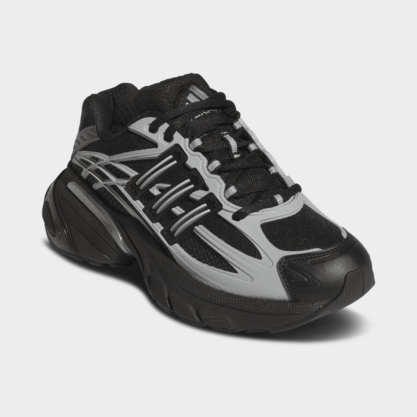 Big Kids' adidas Adistar XLG 2.0 Casual Shoes - Core Black/Core Black/Iron Metallic - Both shoes facing left