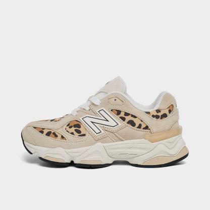 Girls' Little Kids' New Balance 9060 Casual Shoes - Beige Leopard - view 1
