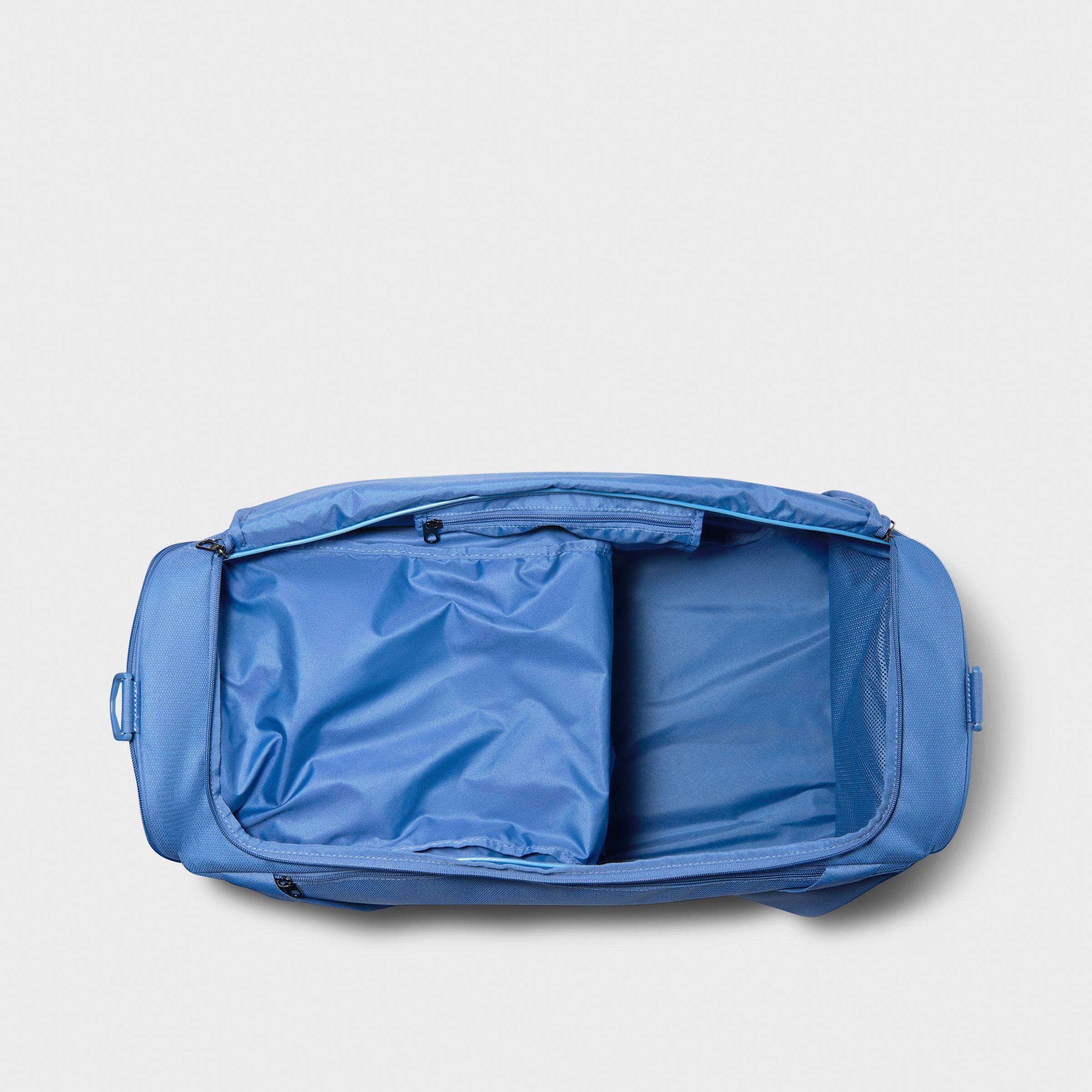 Nithtke Brasilia Training Duffel Bag (Medium, 60L) - Indigo Storm/Black/Reflect Silver
