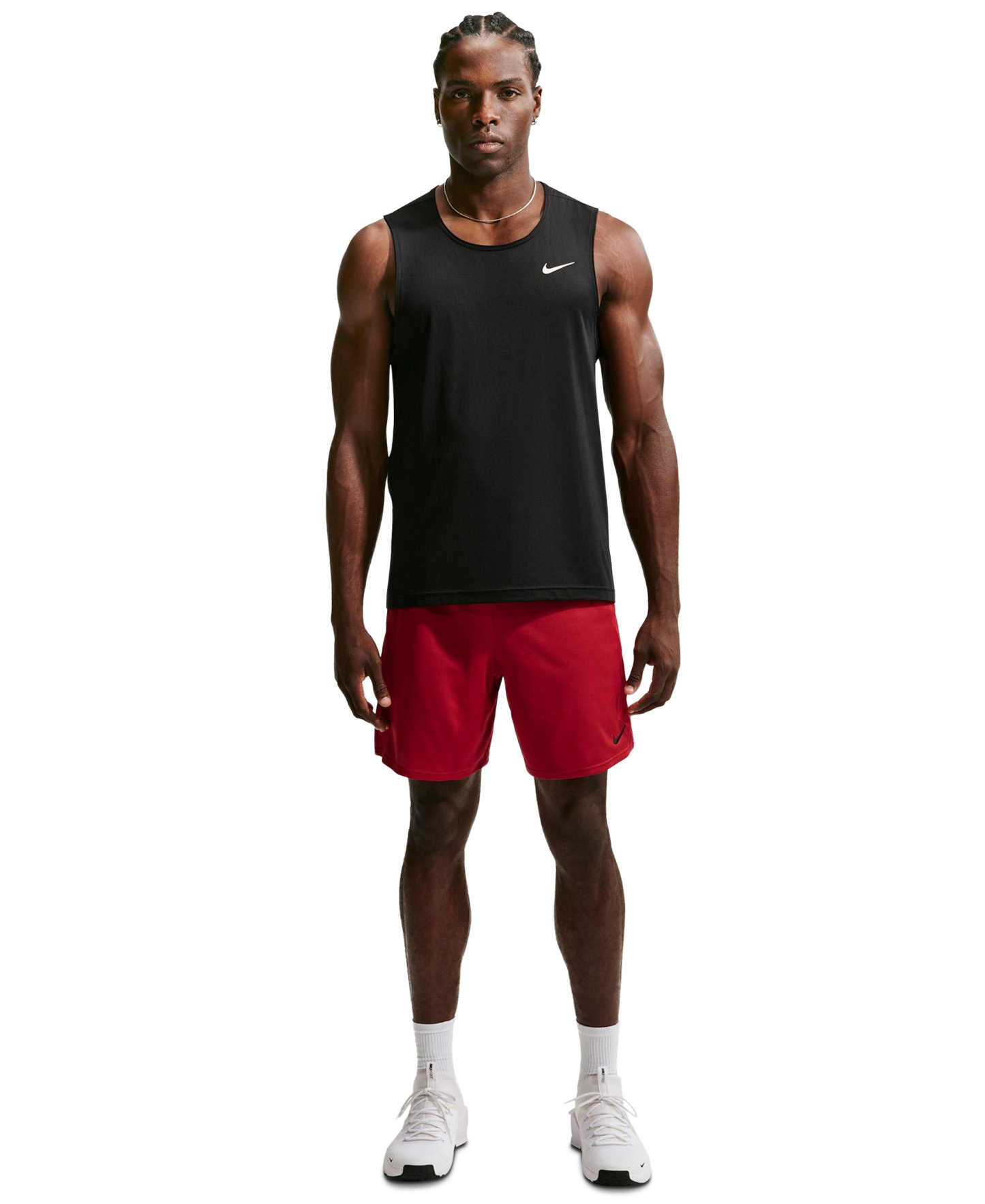 Nike Men's Flex Training Shorts - Tough Red/Black