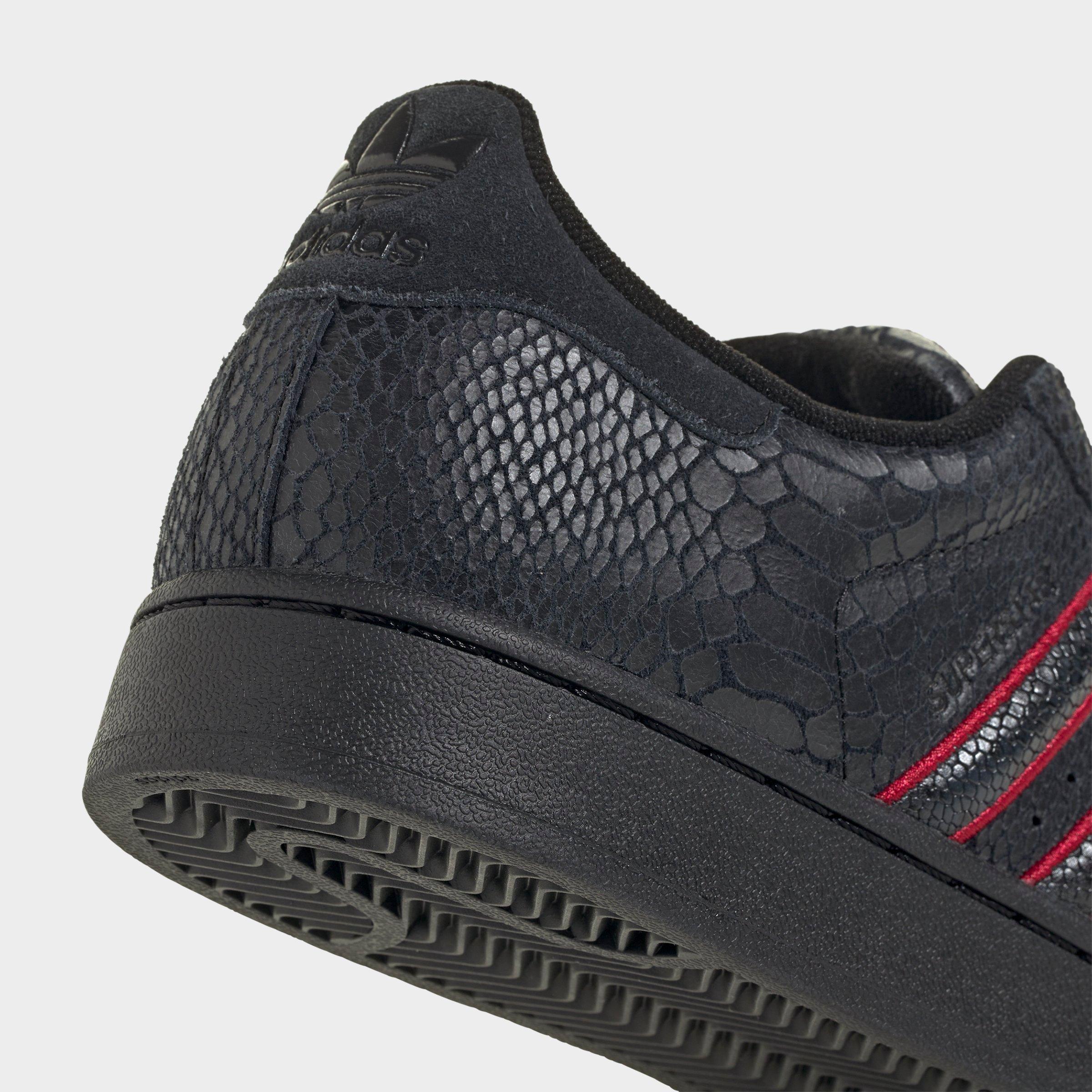 Men's adidas Originals Superstar II Casual Shoes - Part 1 - Core Black/Team Victory Red/Utility Black - Detail shot