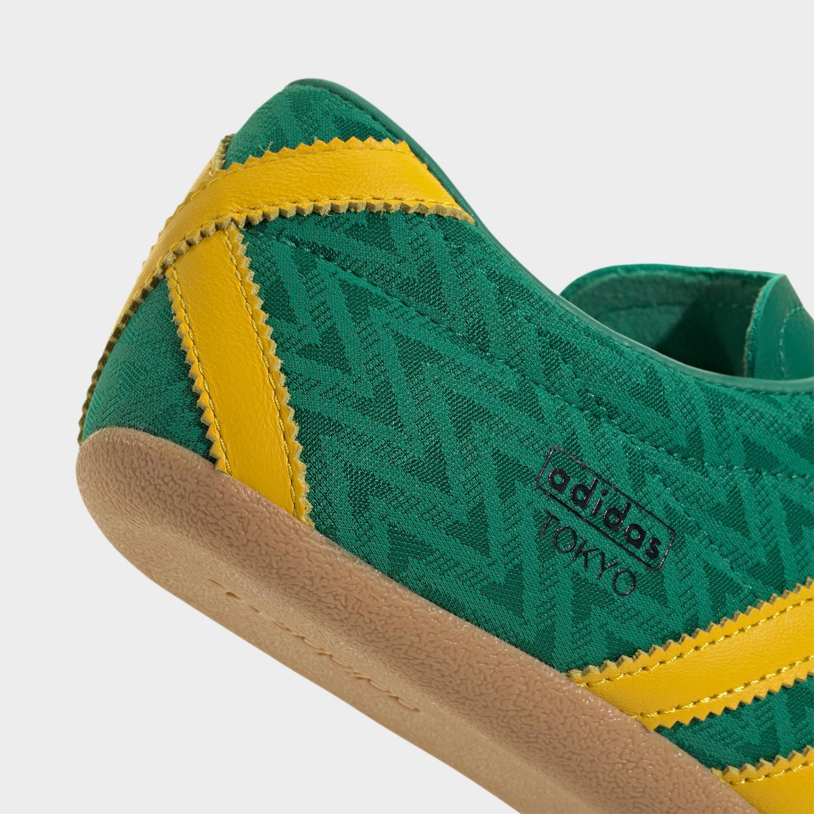 Women's adidas Originals Tokyo Casual Shoes - Bold Green/Eqt Yellow/Core Black - view 3
