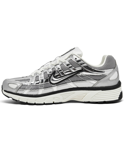 Nike Men's P-6000 Casual Sneakers from Finish Line - Metallic Silver, White