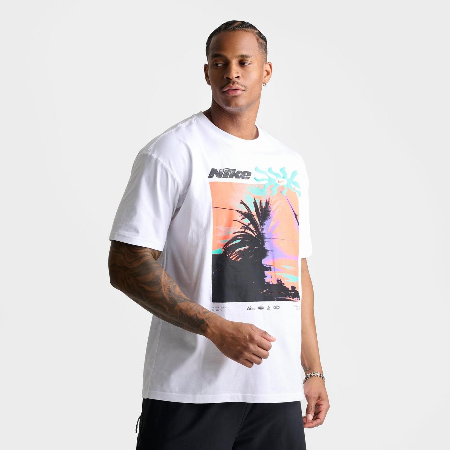Men's Nike Sportswear Palm Tree Graphic T-Shirt - White
