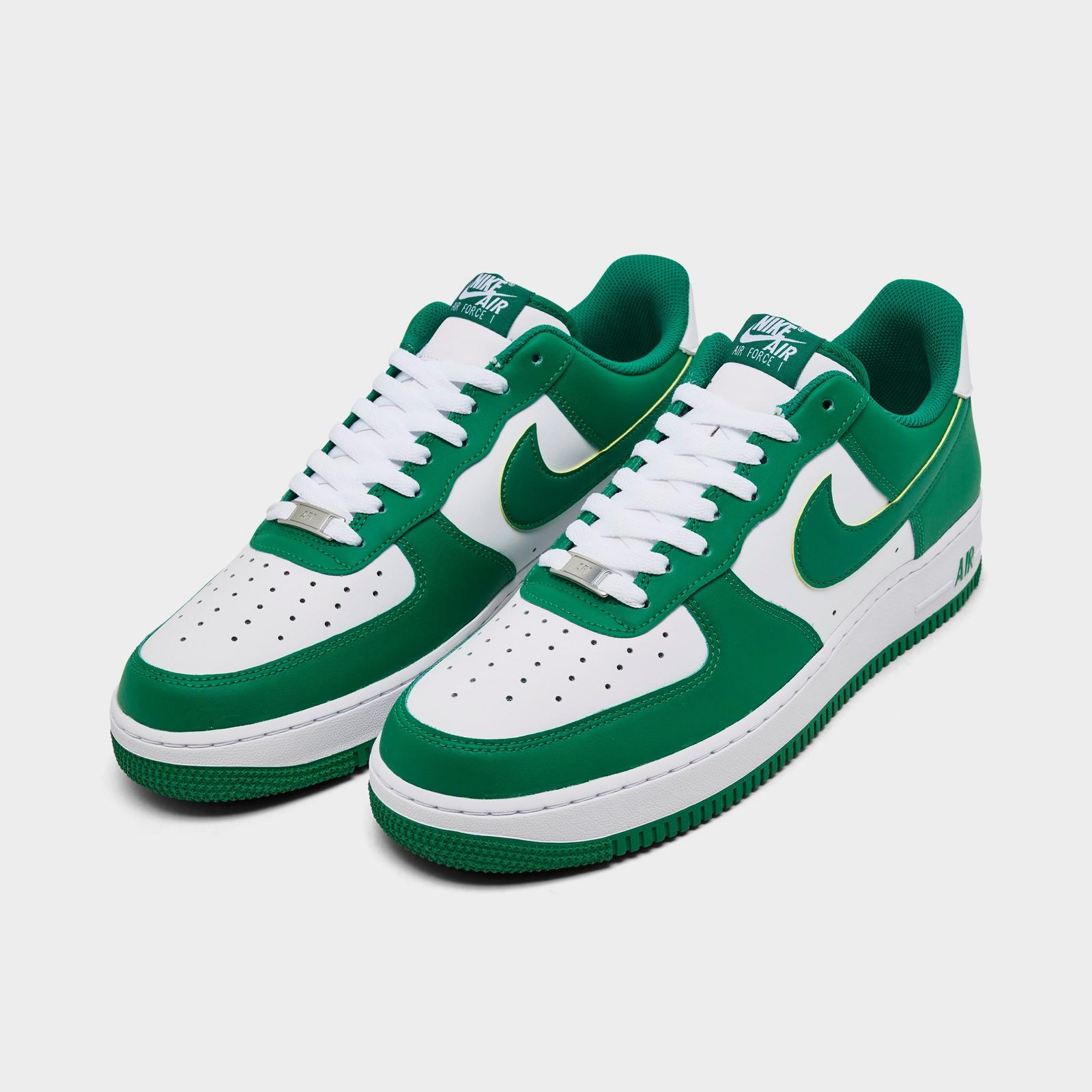 Men's Nike Air Force 1 '07 Low Casual Shoes - White/Malachite/White