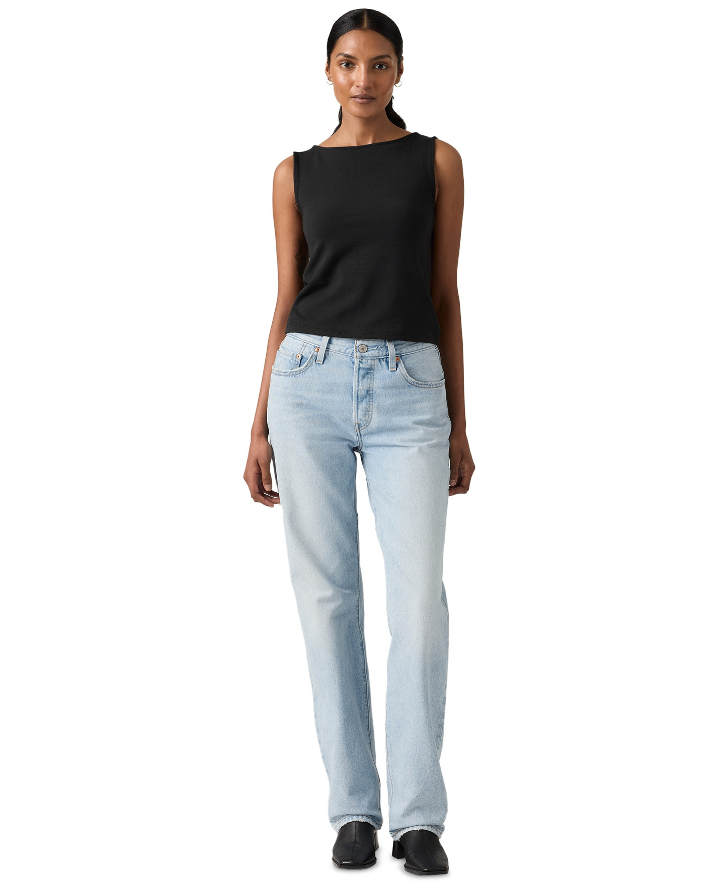 Levi's Premium Women's 501 90's Mid-Rise Straight-Fit Jeans 30" - Office Refresh