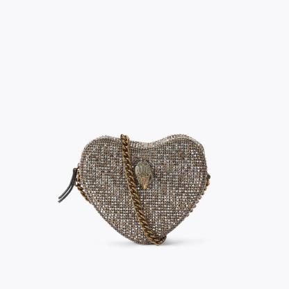 Kurt Geiger London Kensington Heart Bag - Beige