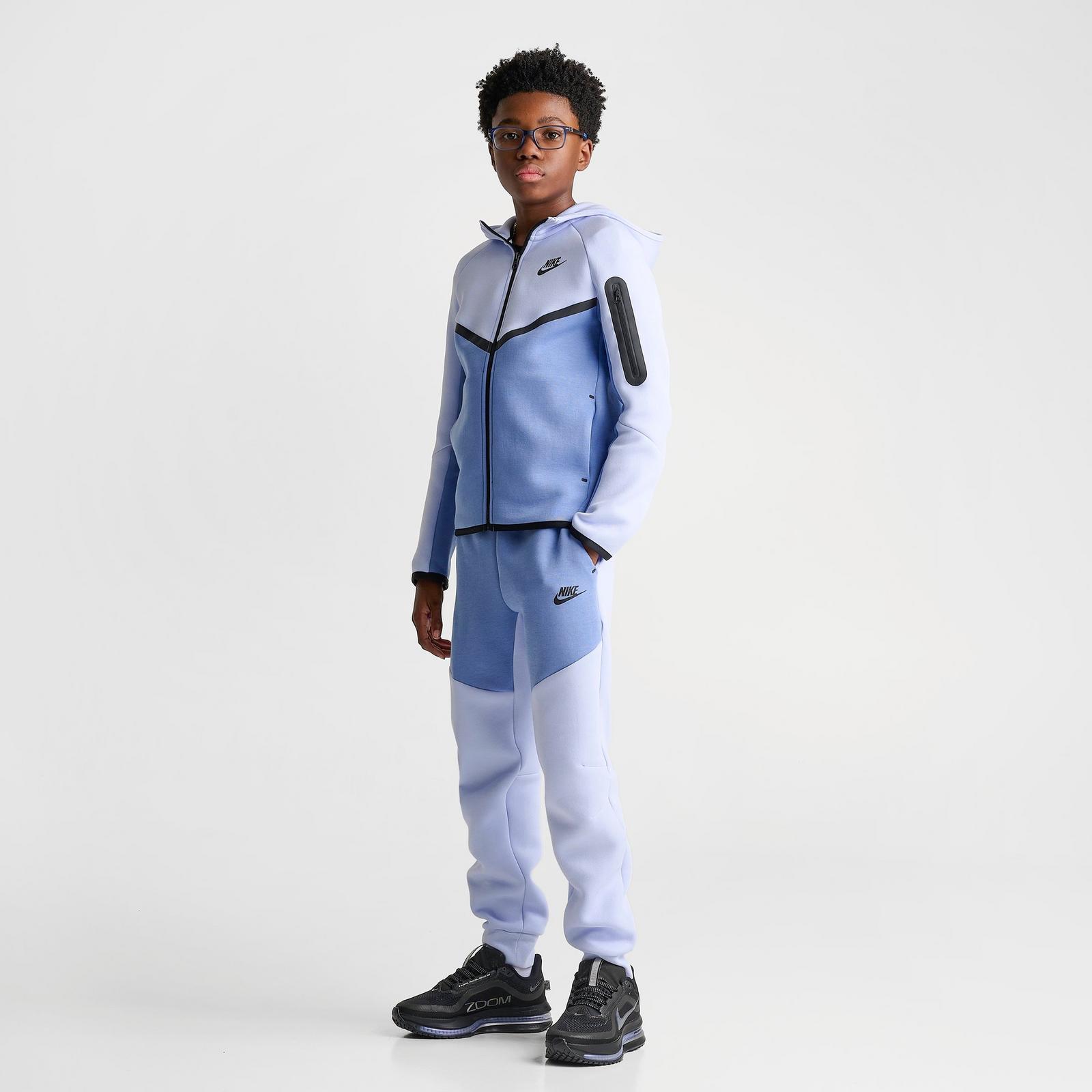 Big Kids' Nike Sportswear Tech Fleece Reflective Jogger Pants - Hydrogen Blue/Work Blue/Black