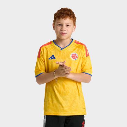 Big Kids' adidas Colombia Home Replica Soccer Jersey - Team Colors - view 1