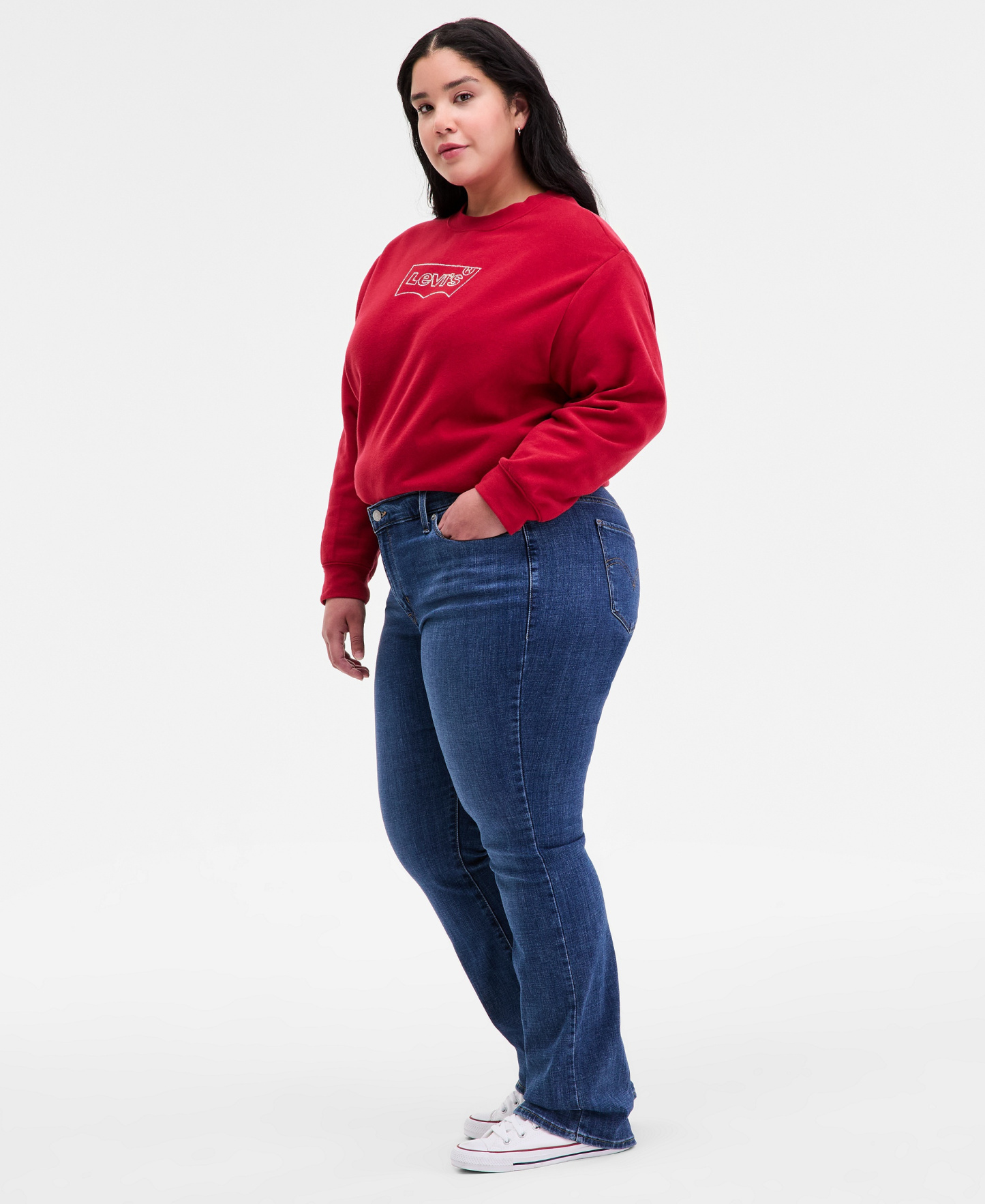 Levi's Trendy Plus Size 415 Classic Bootcut Jeans - Lapis Awe