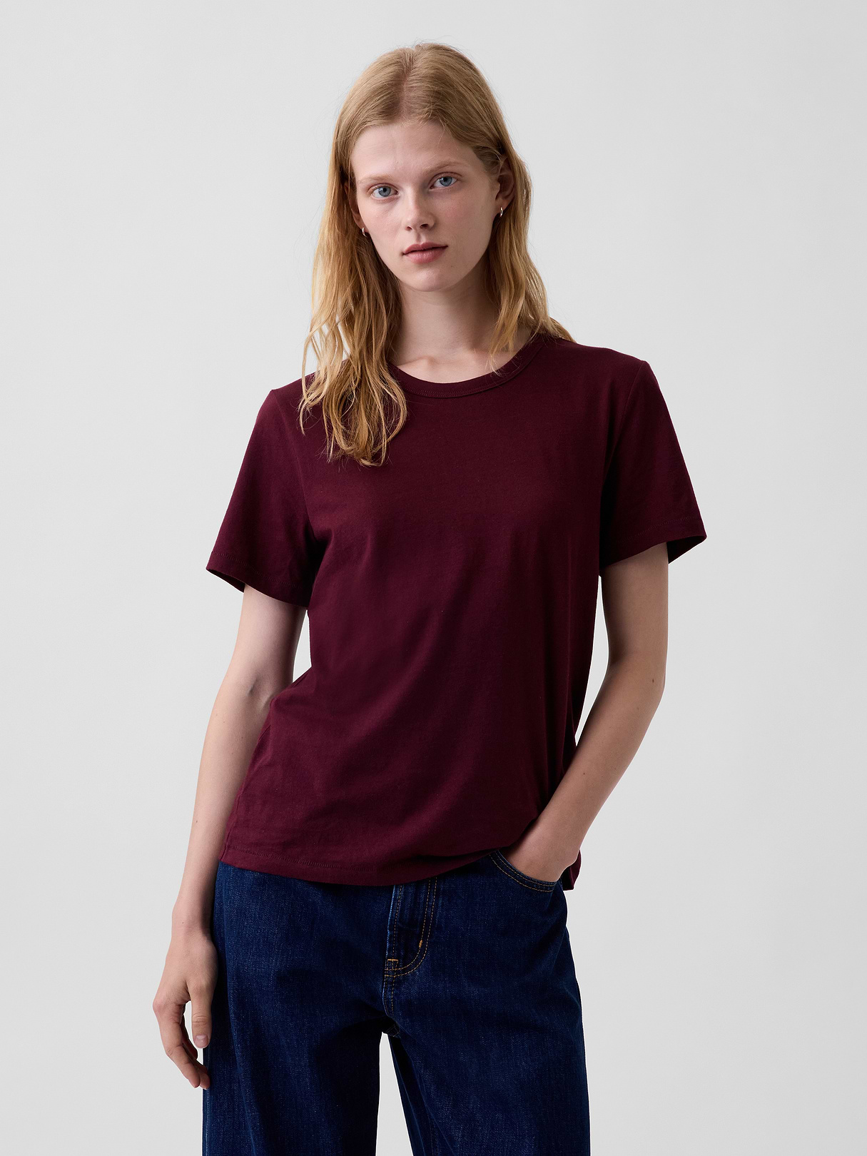 Organic Cotton VintageSoft T-Shirt - Noir red