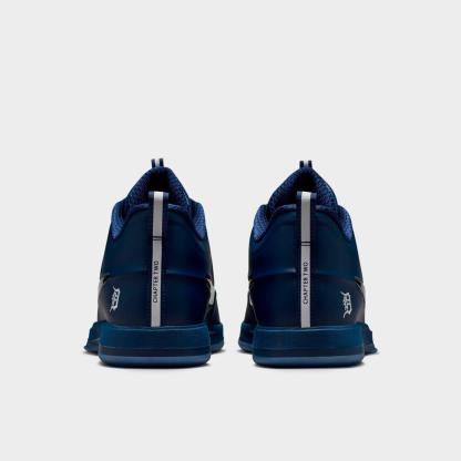 Men's Nithtke Book 2 Basketball Shoes - Midnight Navy/Midnight Navy/White - Back view