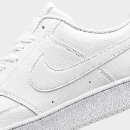 Men's Nike Court Vision Low Next Nature Casual Shoes - White/White/White